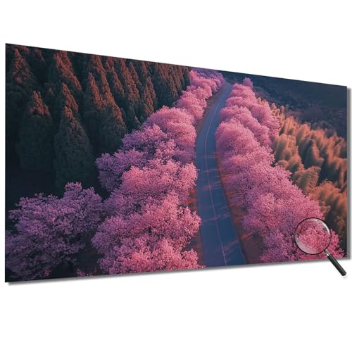 Malen Nach Zahlen Erwachsene Groß 60x120cm Landschaft, Malen Nach Zahlen Baum Malen Nach Zahlen Kinder, DIY Handgemalt Ölgemälde Leinwand Kreativ Set für Erwachsene, Geschenke für Frauen/Männer-1W610 von Meiaiao