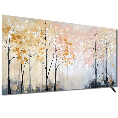 Malen Nach Zahlen Erwachsene Groß 70x140cm Abstrakt, Malen Nach Zahlen Baum Malen Nach Zahlen Kinder, DIY Handgemalt Ölgemälde Leinwand Kreativ Set für Erwachsene, Geschenke für Frauen/Männer-1W433 von Meiaiao