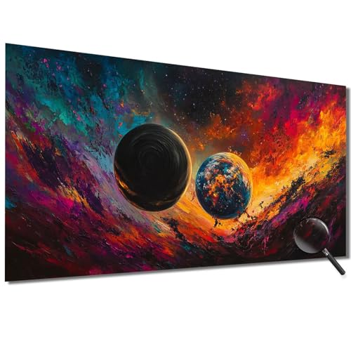 Malen Nach Zahlen Erwachsene Planet Malen Nach Zahlen Abstrakt Malen Nach Zahlen ab 7 Jahre Mädchen, DIY Bastelset Erwachsene mit Pinseln und Acrylfarbe für Deko, Geschenke für Frauen 30x60cm-1W544 von Meiaiao