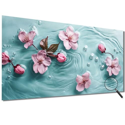 Malen Nach Zahlen Erwachsene Rosa Malen Nach Zahlen Blumen Malen Nach Zahlen ab 7 Jahre Mädchen, DIY Bastelset Erwachsene mit Pinseln und Acrylfarbe für Deko, Geschenke für Frauen 100x200cm-1W87 von Meiaiao