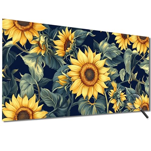 Malen Nach Zahlen Erwachsene Sonnenblume Malen Nach Zahlen Landschaft Malen Nach Zahlen ab 7 Jahre Mädchen,Bastelset Erwachsene mit Pinseln und Acrylfarbe für Deko,Geschenke für Frauen 100x200cm-1W632 von Meiaiao