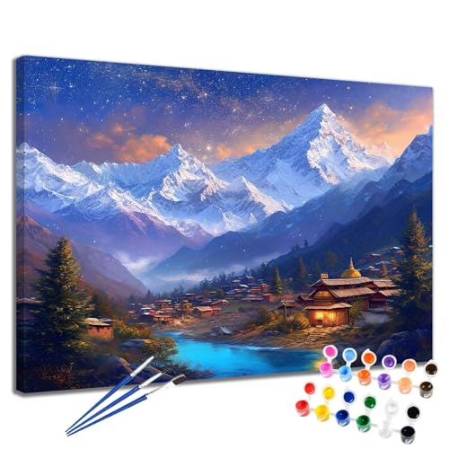 Malen Nach Zahlen Erwachsene Stadt Malen Nach Zahlen Berg Groß Format 70x90 cm Handgemalt Ölgemälde, DIY Paint by Numbers Kit 3-Pinseln und Acrylfarbe, Kreativ Bastelset Als Geschenk für Frauen 2W-220 Malen Nach Zahlen Erwachsene Stadt Malen Nach Zahlen Berg Groß Format 70x90 cm Handgemalt Ölgemälde, DIY Paint by Numbers Kit 3-Pinseln und Acrylfarbe, Kreativ Bastelset Als Geschenk für Frauen 2W-220 von Meiaiao