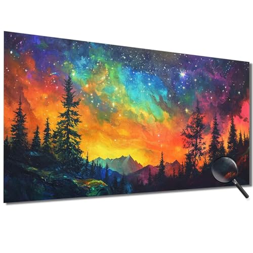 Malen Nach Zahlen Erwachsene Sternenhimmel Malen Nach Zahlen Baum Malen Nach Zahlen ab 7 Jahre Mädchen,DIY Bastelset Erwachsene mit Pinseln und Acrylfarbe für Deko,Geschenke für Frauen 60x120cm-1W566 von Meiaiao