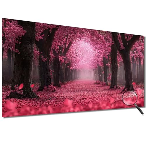 Malen Nach Zahlen Erwachsene Wald Malen Nach Zahlen Landschaft Malen Nach Zahlen ab 7 Jahre Mädchen, DIY Bastelset Erwachsene mit Pinseln und Acrylfarbe für Deko, Geschenke für Frauen 70x140cm-1W659 von Meiaiao