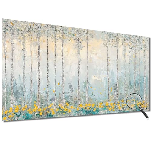 Malen Nach Zahlen Kinder Baum Malen Nach Zahlen Erwachsene Blume Malen Nach Zahlen XXL 70x140cm, Paint by Numbers DIY Set Erwachsene für Deko Wohnzimmer, Geschenke für Frauen, Ohne Rahmen-1W437 von Meiaiao