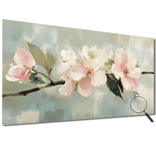 Malen Nach Zahlen Kinder Blume Malen Nach Zahlen Erwachsene Rosa Malen Nach Zahlen XXL 70x140cm, Paint by Numbers DIY Set Erwachsene für Deko Wohnzimmer, Geschenke für Frauen, Ohne Rahmen-1W392 von Meiaiao