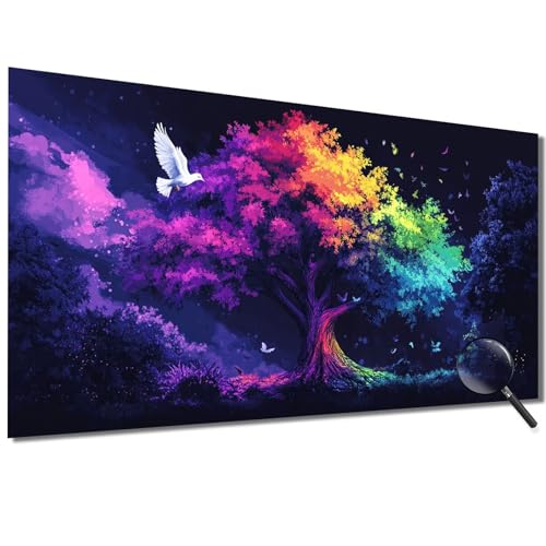 Malen Nach Zahlen Kinder Farbe Malen Nach Zahlen Erwachsene Baum Malen Nach Zahlen XXL 50x100cm, Paint by Numbers DIY Set Erwachsene für Deko Wohnzimmer, Geschenke für Frauen, Ohne Rahmen-1W536 von Meiaiao