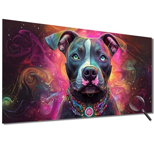 Malen Nach Zahlen Kinder Farbe Malen Nach Zahlen Erwachsene Hund Malen Nach Zahlen XXL 80x160cm, Paint by Numbers DIY Set Erwachsene für Deko Wohnzimmer, Geschenke für Frauen, Ohne Rahmen-1W545 von Meiaiao