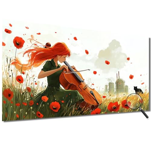 Malen Nach Zahlen Kinder Mädchen Malen Nach Zahlen Erwachsene Karikatur Malen Nach Zahlen XXL 100x200cm, Paint by Numbers DIY Set Erwachsene für Deko Wohnzimmer, Geschenke für Frauen, Ohne Rahmen-1W53 von Meiaiao