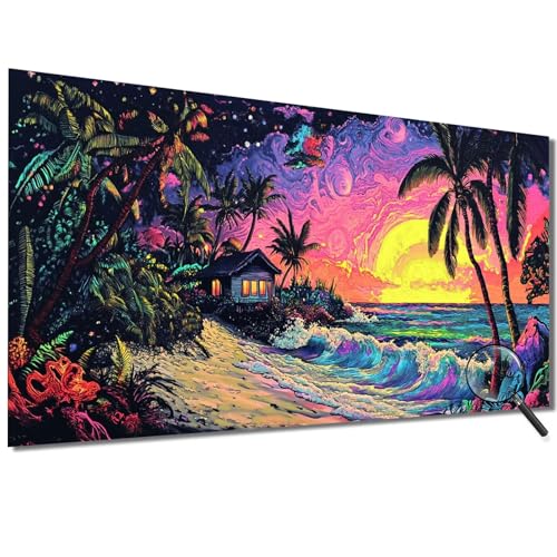 Malen Nach Zahlen Kinder Meer Malen Nach Zahlen Erwachsene Sonnenuntergang Malen Nach Zahlen XXL 70x140cm,Paint by Numbers DIY Set Erwachsene für Deko Wohnzimmer,Geschenke für Frauen,Ohne Rahmen-1W557 von Meiaiao