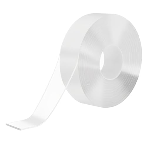 Meifiyu Klebeband Transparent,Pool Kleber Unterwasser,Klebeband Wasserdicht,Unterwasser Klebeband,Selbstklebendes Patch-Set,für Pvc-Beschichtete Zelte/Markisen/Pavillons/Abdeckplane （55 Mm X 5 M） von Meifiyu