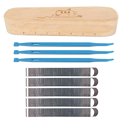 20 Stück Näh-Clips aus Edelstahl, Säum-Clips, Nähmesser, Lineal, Metallsaum, Nähwerkzeug, 7,6 cm Stoff-Clips von Meiliyizu