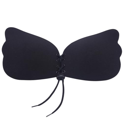 Meiliyizu Klebriger BH, trägerlos, rückenfrei, wiederverwendbar, Silikon-BH, klebriger Push-Up-BH und Nippel-Pasties für Damen und Mädchen von Meiliyizu