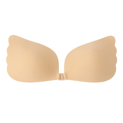 Meiliyizu Klebriger BH, trägerlos, rückenfrei, wiederverwendbar, Silikon-BH, klebriger Push-Up-BH und Nippel-Pasties für Damen und Mädchen von Meiliyizu