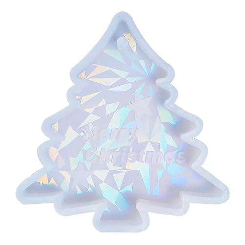 Meiliyizu Weihnachtsbaum-Anhänger-Form, einzigartige und kreative Silikonform, zierlicher Schmuck, Anhänger, einzigartiges Accessoire-Form für handgefertigte Geschenke und Bastelarbeiten von Meiliyizu