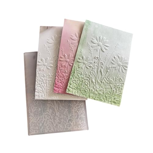 Strukturierte Prägeschablonen mit Schmetterlingen und Blumen, Baum, strukturierte Scrapbooking-Vorlagen für Kartenherstellung von Meiliyizu