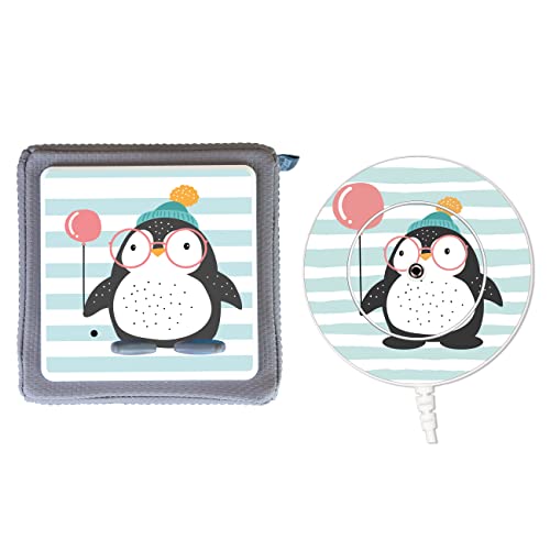 MeinBaby123® Schutzfolie kompatibel mit Toniebox und Ladestation | Schutzcover selbstklebend I Folie Sticker I Toniebox Zubehör (Ladestation Bundle: Pinguin 3D) von MeinBaby123