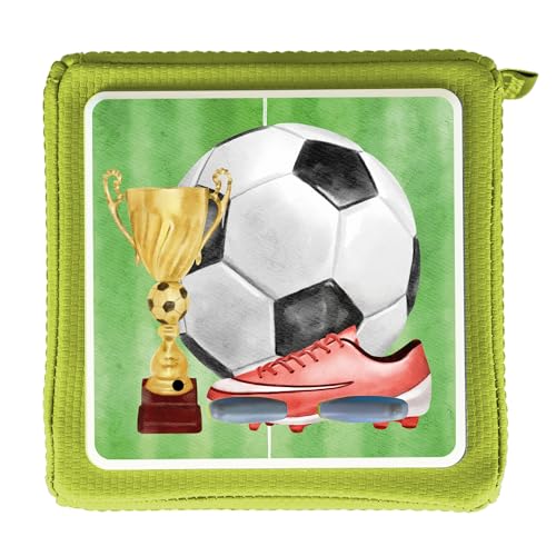 MeinBaby123® Toniebox Schutzfolie Fussball | Toniebix Zubehör | Toniebox Aufkleber passgenau & selbstklebend | Toniebox Sticker | Geschenke für Jungs zum Geburtstag (Fussball V2) von MeinBaby123