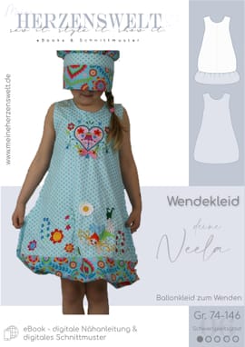 Ballonkleid Kinder - Neela von Meine Herzenswelt