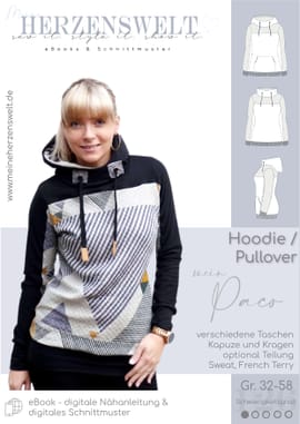 Hoodie Pullover Damen - Mein Paco von Meine Herzenswelt