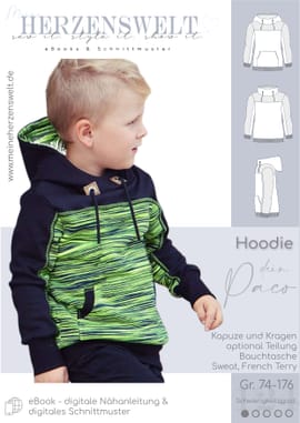 Hoodie Pullover Kinder - Dein Paco von Meine Herzenswelt