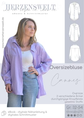 Oversizebluse Cannes von Meine Herzenswelt