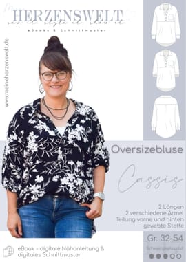 Oversizebluse Cassis von Meine Herzenswelt