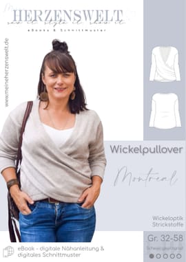 Wickelpullover Montreal von Meine Herzenswelt