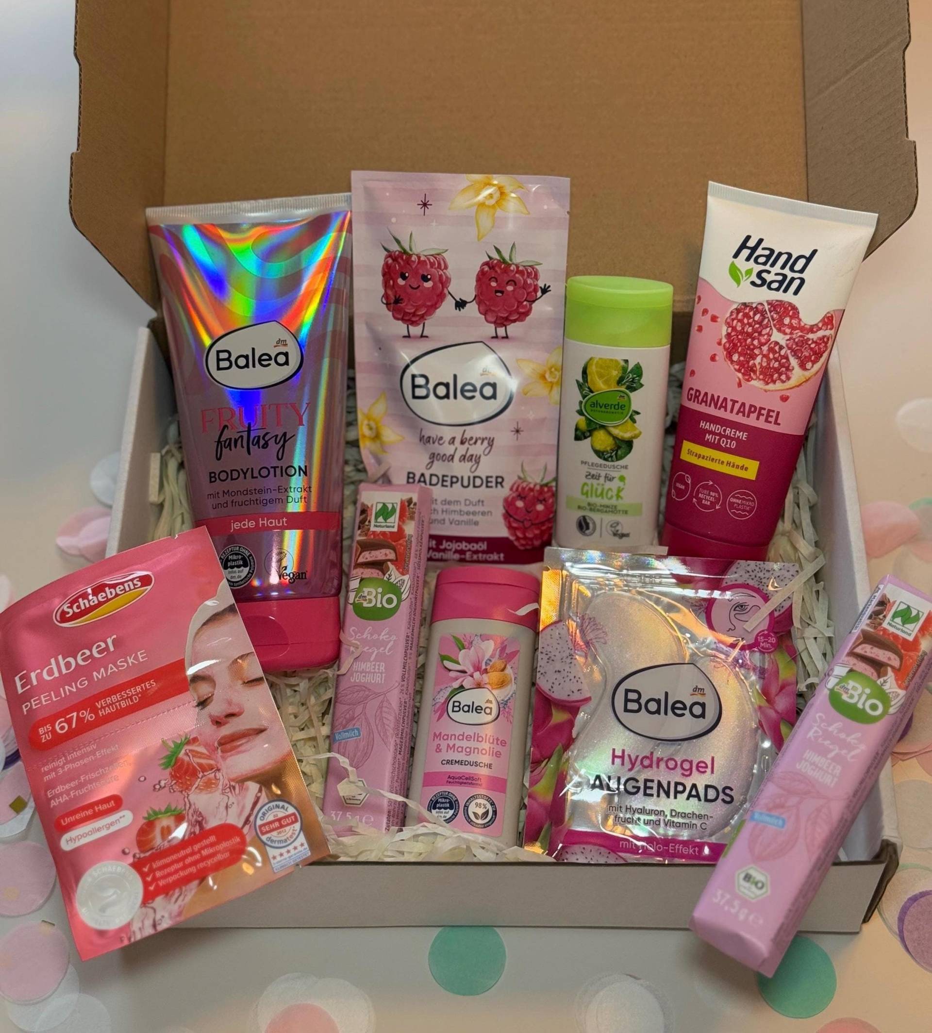 Geschenkbox Für Sie Geschenkset Giftset Pflegeset Beauty Wellness Frauen Freundin Girlfriend Mädchen Duschset Körperpflege For Her von MellowsBoxDE