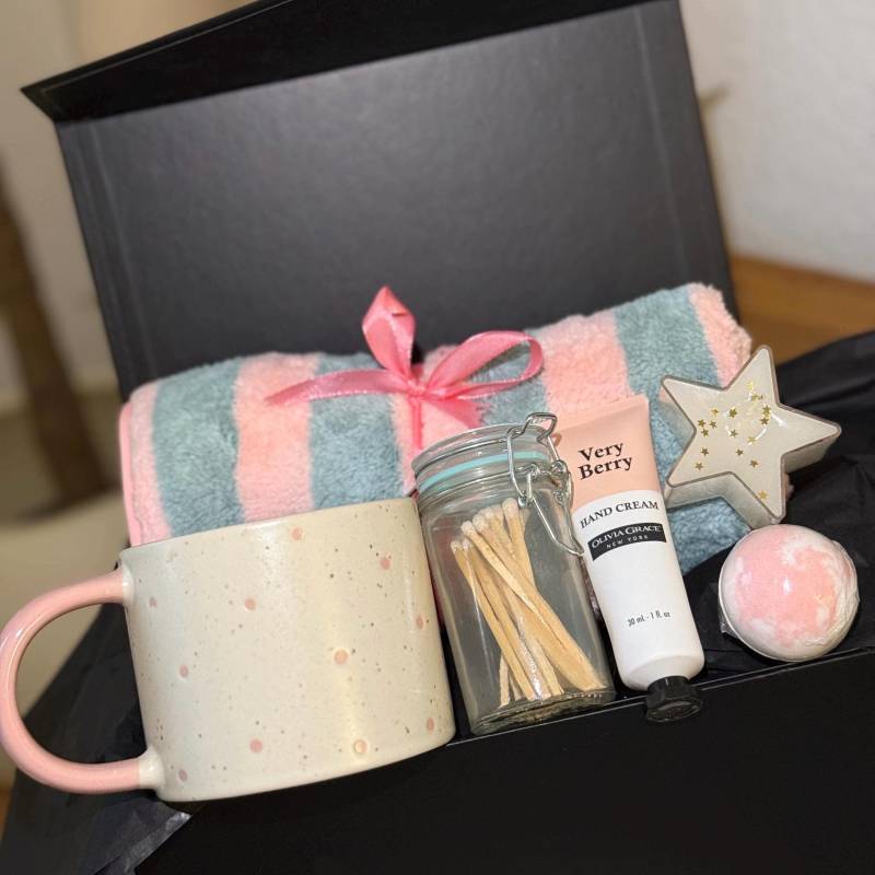 Geschenkbox Geschenke Für Teenager Mädchen Freundin Wellness Spa Einzugsgeschenk Kaffeeset Housewarming Hyggegeschenk Giftbasket Einweihung von MellowsBoxDE