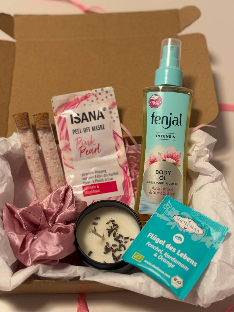 Spabox Wellness Geschenk Für Frauen Teenager Pflegeset Beauty Geschenkbox Fertiges Mädchen Spa Badezusätze Entsapnnung Tochter von MellowsBoxDE