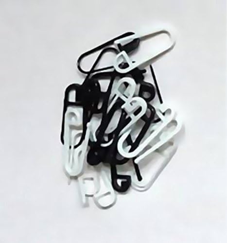 Memoric Seeknit - Seeknit White - Black Stitch Marker - 1 Stück von Memoric