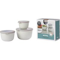 MEPAL Frischhaltedosen-Set Cirqula 8,5/10,0/11,5 cm hoch nordic white 1x 0,5 l,1x 1,0 l und 1x 2,0 l, 1 Set von Mepal