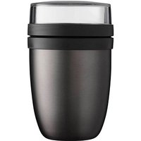 MEPAL Isolier-Speisebehälter Thermo-Lunchpot Ellipse titanium 0,5 + 0,2 l von Mepal