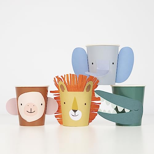 Meri Meri Animal Parade Becher mit Figuren, 8 Stück von Meri Meri