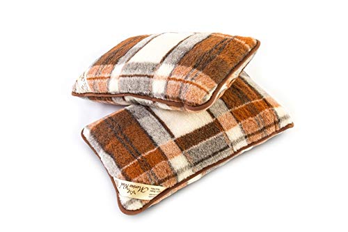 Merino Wool 2er Set Kissen Kopfkissen Wolle Kissen 100% Merinowolle Schlafkissen / 2 x Pillow woolmarked Kissen (40 x 70 cm) von Merino Wool