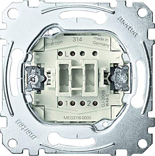 Merten Einsatz Ausschalter, Wechselschalter System M, System Flaeche, Aquadesign MEG3116-0000 von Merten