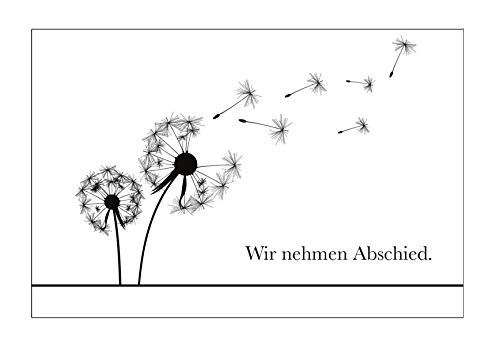 30 Premium-Danksagung Trauerkarten Klappkarten mit 30 weißen Umschlägen im Set - Danke nach Trauer, Beerdigung, Sterbefall, Friedhof, Begräbnis Dankeskarten Danksagungskarten von Merz Designkarten