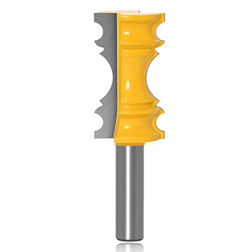 Mesee Crown Molding Router Bit, 1,27 cm Schaft Stuhlschiene Molding Router Bit Holzbearbeitung Architekturtrimmen Forming Cutter Werkzeug von Mesee