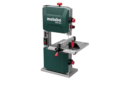 Metabo Bandsäge BAS 261 Precision – 619008000 – Bandsäge für eine hohe Präzision und stabile Schnittqualität (400 W, Schnitthöhe 103 mm) von metabo