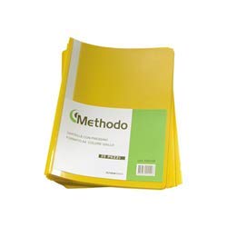 Methodo Polypropylen Aktenordner zusammen mit Pressino 25-Stück, Gelb von Methodo