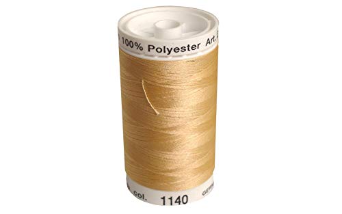 Mettler A2596-1140 Nähen und Stickerei Gewind, Polyester, #1140 Beige, 800 m von Mettler