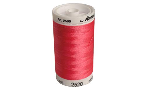 Mettler A2596-2520 Nähen und Stickerei Gewind, Polyester, #2520 Rosa, 800 m von Mettler