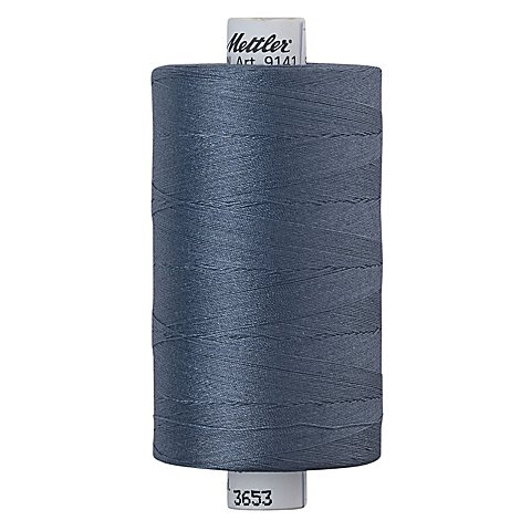 Mettler Silk Finish Cotton Maschinen- & Handquiltgarn, Stärke: 40, 1000m-Spule, jeans von Mettler