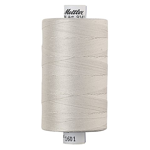 Mettler Silk Finish Cotton Maschinen- & Handquiltgarn, Stärke: 40, 1000m-Spule, perle von Mettler