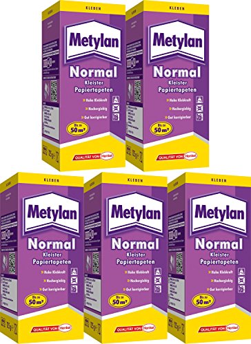 Tapetenkleister Metylan® normal, 5 Pck, bis zu 250qm von Metylan