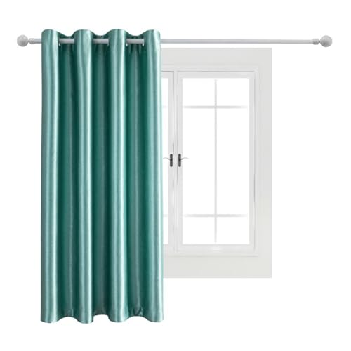 Mewkew Verdunkelungsvorhänge für Schlafzimmer Wohnzimmer Schrank und Raumteiler Gardinen Thermovorhang Blickdichte Vorhänge Fenstervorhänge mit Ösen,1 Stück,H182×B102 cm von Mewkew