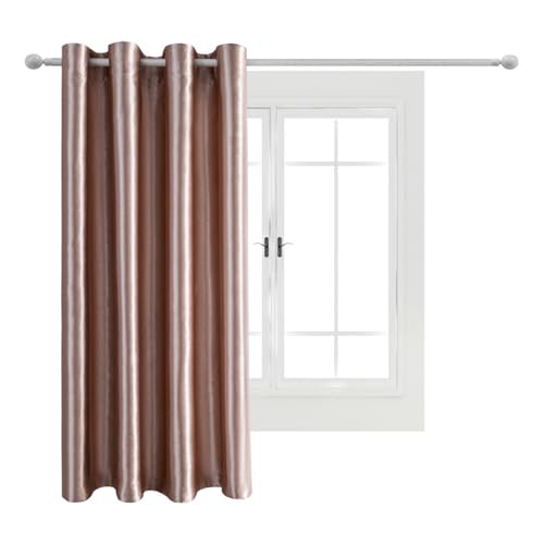 Mewkew Verdunkelungsvorhänge für Schlafzimmer Wohnzimmer Schrank und Raumteiler Gardinen Thermovorhang Blickdichte Vorhänge Fenstervorhänge mit Ösen,1 Stück,H240×B102 cm von Mewkew