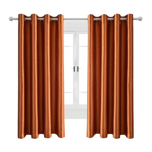 Mewkew Verdunkelungsvorhänge für Schlafzimmer und Wohnzimmer Fenster Vorhänge Lichtundurchlässige Vorhänge Raumtrenner Gardinen Wärmeisolierte Vorhänge,1 Stück,H133×B122 cm von Mewkew