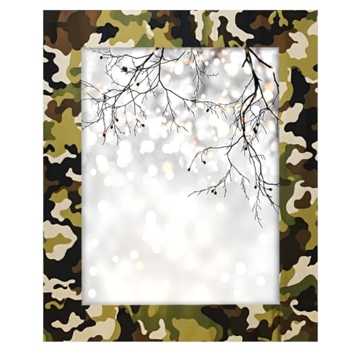 Mexpekil Bilderrahmen für Wandbehang und Tischplatte, 28 x 36 cm, Camouflage, Grün, Holz-Bilderrahmen, Heimdekoration, Geschenk, 35,6 x 27,9 cm Mexpekil Bilderrahmen für Wandbehang und Tischplatte, 28 x 36 cm, Camouflage, Grün, Holz-Bilderrahmen, Heimdekoration, Geschenk, 35,6 x 27,9 cm von Mexpekil